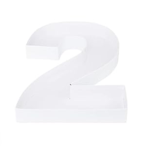 Wenpack Pappmaché Zahl 2 zum Befüllen 30,5cm