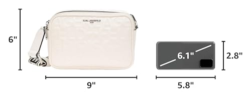 Image of KARL LAGERFELD Women's Maybelle Quilted Logo Crossbody