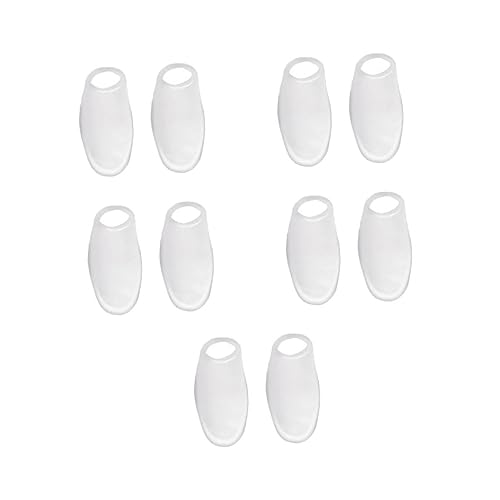 Didiseaon Supplies 5 Pairs Bunion Correctors Relief Protectors Straightener Sleeves White Universal Size