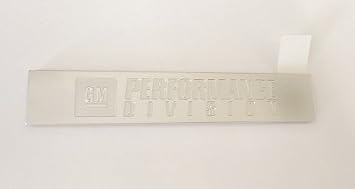 Gm Performance Division Emblem Large