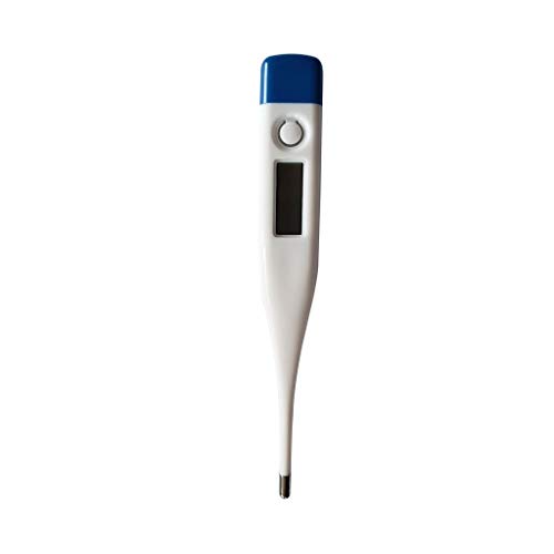LINE2design Digital LCD Body Thermometer - Oral Underarm Fast Read Temperature Measurement Meter