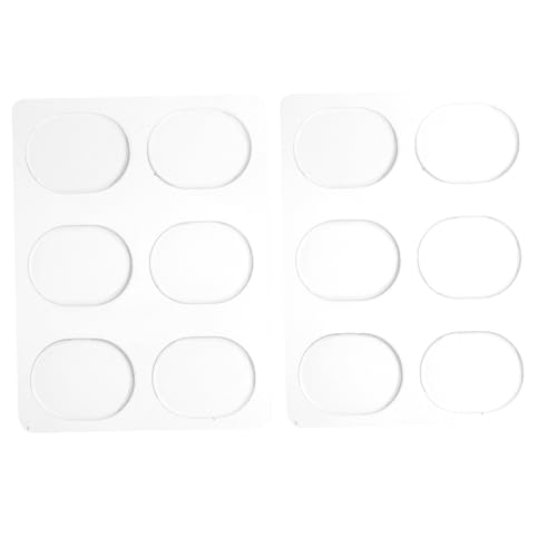 Toyvian 12Pcs Transparent Drum Silencers Adhesive Silicone Pads for Snare Cymbals More Easy Install Reusable Drum Silence Pads for Sound Suppression Practice Performance