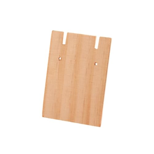 QUXVUIS Glatte Linie Ohrring Display Rack High End Textur für Schmuck Boutiquen Holz Display Rack Ohrring Ohrstecker Home Storage, M