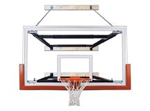 SuperMount80 Victory Steel-Glass Wall Mounted Basketball System Desert Gold
