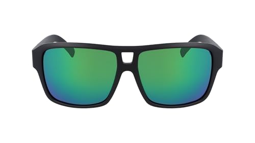 Dragon Mens The Jam Sunglasses - Matte Black Frame | LL Green Ion Lens