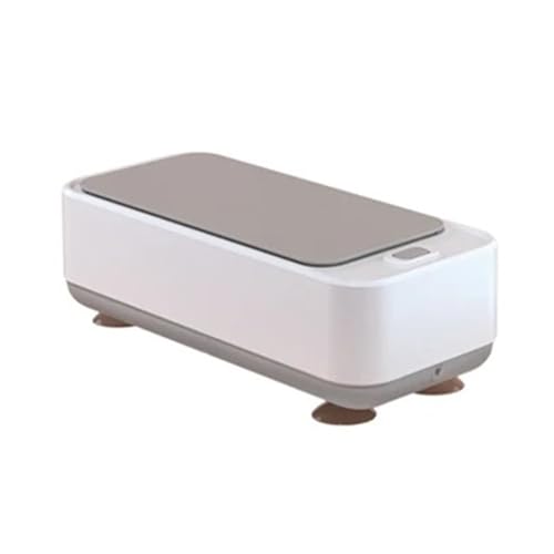 Máquina de limpieza ultrasónica blanca de alta frecuencia para gafas y joyas