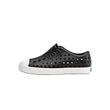 Native Shoes Jefferson Youth, Jiffy Black/Shell White, C11