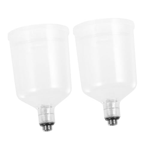 VILLCASE 2Pcs Airbrush Mixing Cups Detachable Replacement Paint Cup Container for Effortless Cleaning Maintenance for Mobile Projects Compatible with Airbrushes for Even