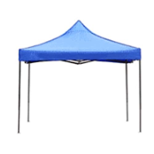 Cocoarm Pavillon, 3x3m Blaues Quadratisches Faltbar Partyzelt Gartenzelt -beständiges Faltbares Oxford-Gewebe Sonnenschutzdach Als Ersatz Faltpavillon Gartenpavillon für Terrasse