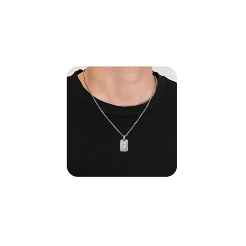 [Mesaro] necklace for men lbNX Y lC ^OXe lbNX ߂ XeX y_g j v[g lbNXY AM[Ή q ϐ
