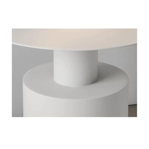 Mesa centro redonda minimalista estilo nórdico auxiliar 5