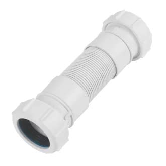 FLEXCON3 Flexible Connector White 32 X 156-206MM, Pack of 1