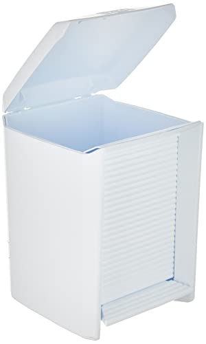 Tatay Papelera Baño con Pedal Olympia 7L | Cubeta Interior Extraíble con Asa | Diseño Práctico y Fácil de Limpiar | Plástico de Alta Resistencia | 21 x 21,5 x 29 cm – Blanco
