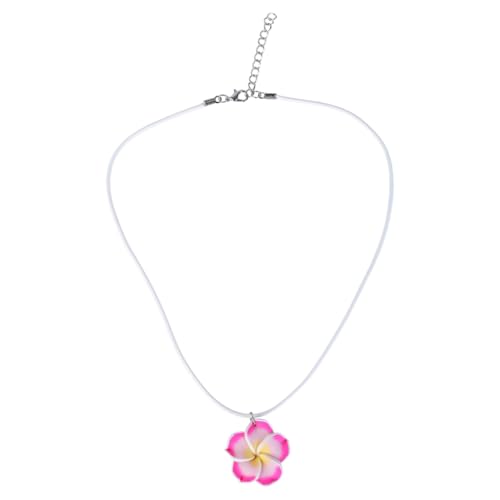 [ECVGHD] Three-Dimensional Flower Necklace Summer Five Petals Flower Pendant Neckchain