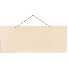Unfinished Hanging Wood Sign 10x 4Inch Rectangle/Irregularly Blank Wooden Plaque Blank Hanging Wooden Slices Banners with Ropes for Painting Writing DIY Home Crafts Supplies