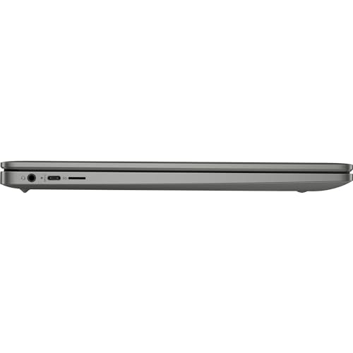 Image of HP Chromebook Plus Laptop 15.6 Inch Intel Core i3-N305 8GB LPDDR5 RAM 128GB UFS UHD Graphics ChromeOS Wifi Bluetooth USB-C 1080p Webcam MicroSD Reader, Mineral Silver 15a-nb0033dx Computer (Renewed)