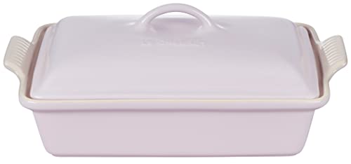 Le Creuset Stoneware Heritage Covered Rectangular Casserole, 4 Quart, Shallot -  71002480065002