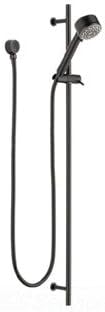 85521 Multi-Function Hand Shower Package with Hose and Slide Bar Included, Matte Black
