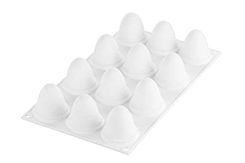 silikomart Egg 30 Mould, Brown, 1.33"x1.85"H - Image 2