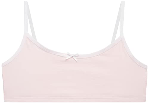Sweet & Sassy Girls’ Training Bra – 10 Pack Cotton Stretch Crop Cami Bralette (S-L), Size Small, Assortment 5 #TOP3