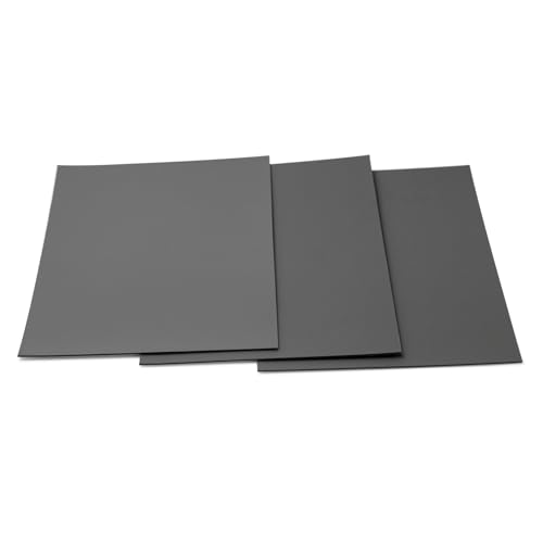 Image of TOJOIN RF Microwave Absorbers, 7.88inchesx 5.91inches x 0.04inches(200mm x 150mm x 1.0mm), Black, EMI Absorber, Adhesive Backing, Industrial Grade Tape 3PCS