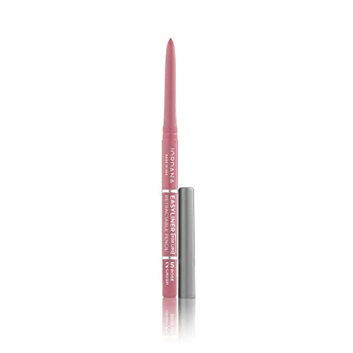 JORDANA Easyliner For Lips Rose Crush à mine rétractable sans bavure