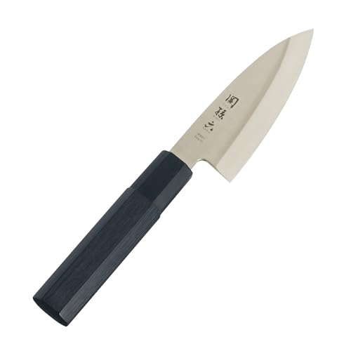 KAI Seki Magoroku Kinju und Hekiju Deba 10,0 cm Klingenlänge - 8A solid & SUS420J2 - 58 & 56 (±1) HRC - handgefertigt - Pakkaholz & PP-Kunststoff - japanisches Hackmesser - Made in Japan