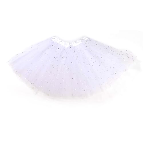 ZCSOWE 1 Falda de Ballet para Niñas con Tinte Elástico para Niñas de 2 a 7 Años Ideal para San Valentín Estilo de Princesa Bailarina