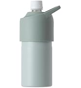 Atlas ABIB-CIG Water Bottle Holder, Cold Insulation, 16.9 fl oz (500 ml), 22.0 fl oz (650 ml), Vacuum Insulated, Ice Green, Handle Included, Bottle in Bottle