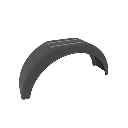 Guardabarro plástico negro para remolque 13" DOMAR