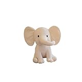 Bedtime Twinkle Toes Elephant Plush Toys,for Boys Girls, Measures 10 Inches (White Body White Ears)