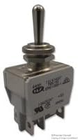 APEM 644H/2 Switch, Toggle, DP3T, 15A, 125V