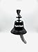 Customized Ship Bell, Personalized Black Metal Bell, Engraved School Wall Hanging Bell, Home Decor Indoor/Outdoor, Nautical Bells, Maritime Decor, 4 Inch
