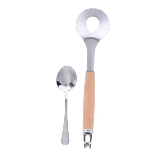 KICHOUSE 1set Meatball Maker Spoon Kitchen Gadget for Meatball and Fish Preparation Includes Scoop and Handle
