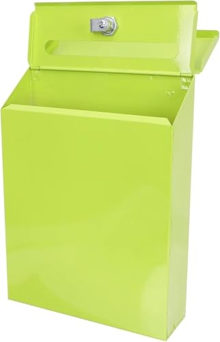 Caja de elevación for casa, buzón de Correos de Gran Capacidad montado en la Pared con Cerradura, Adecuado for Uso en Exteriores(Light Green)