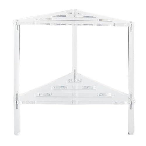 HEYZAKKA Shower Stand,Portable Sturdy Acrylic Shower Stand for Indoor Use High with Storage Shelf and Without Slip Waterproof Designs