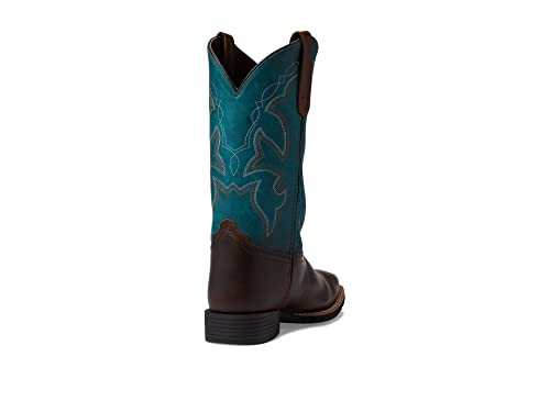 Image of ROPER Mens Monterey Embroidered Square Toe Pull On Casual Boots Mid Calf
