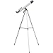 Vivitar TEL50600 60X/120X Telescope Refractor with Tripod (Black)