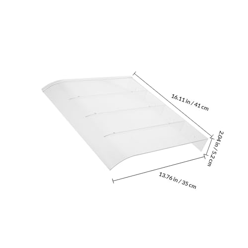 Toldo de policarbonato resistente y duradero para ventana arquitectónica 3