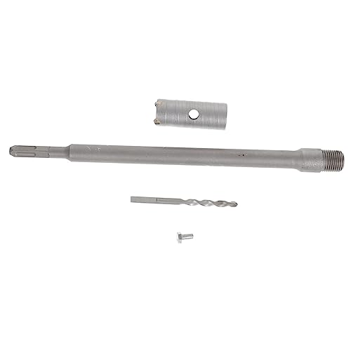 LALAFINA 1 Set Concrete Hole Saw Kit Electric Hammer Drill Bits for Wall Masonry and Cement Drilling External Thread Adapter