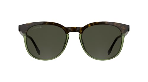 Lacoste Lunettes de Soleil L6073S Havana/transparent light green 52/19/145 Homme