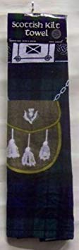 Scottish Kilt Towel Black Watch Tartan