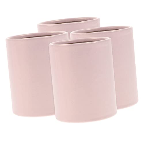 Garneck Flower Shop Essential 4pcs Round Bouquet Paper Boxes Tiny Round Flower Box for Arrangement Cardboard Cylinder
