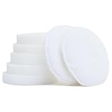 Furniture Clinic Utility Schwamm-Set – 5 Reinigungsschwämme, 2 Applikationsschwämme für Leder-, Stoff- und Holzpflege, Weiß