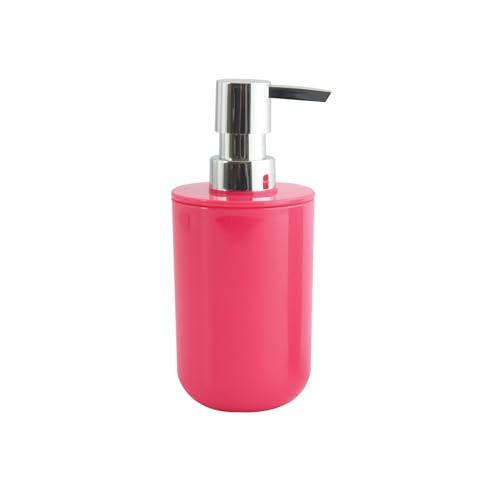 MSV Dispensador de jabón, Acrílico, Fucsia, Talla única MSV Dispensador de jabón, Acrílico, Fucsia, Talla única