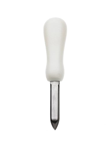 Image of Mercer Culinary New Haven Style Bent Tip Oyster Knife with Poly Handle, 2-3 /4 Inch, White