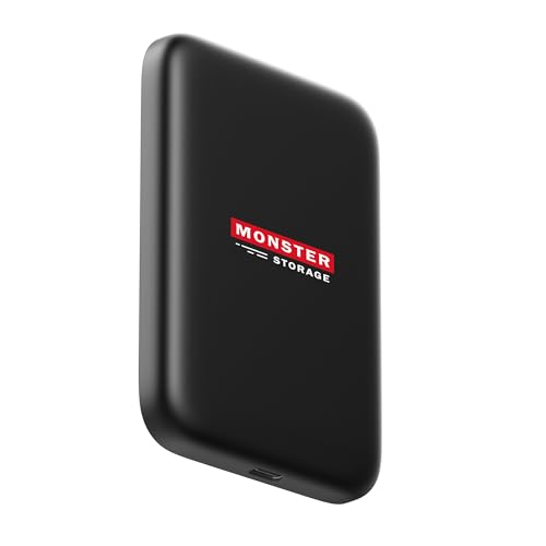 Monster Storage MagSafe SSD 外付け 1TB USB3.2 Gen2 Type‐C 最大読出速度2,000MB/秒...