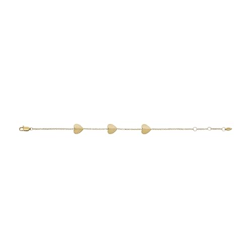 Image of Fossil Women's Heritage D Link Stainless Steel Chain Bracelet