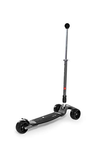 micro Kickboard™ Monster | Das ORIGINAL | Kickboard f&uuml;r Erwachsene | Lenken durch Gewichtsverlagerung| Premium Kickboard | Lenker h&ouml;henverstellbar | Kickboard Scooter | faltbar | Farbe grau