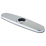 Laguna Brass 1920CP 10" Kitchen Sink Faucet Deck Plate, Chrome Finish